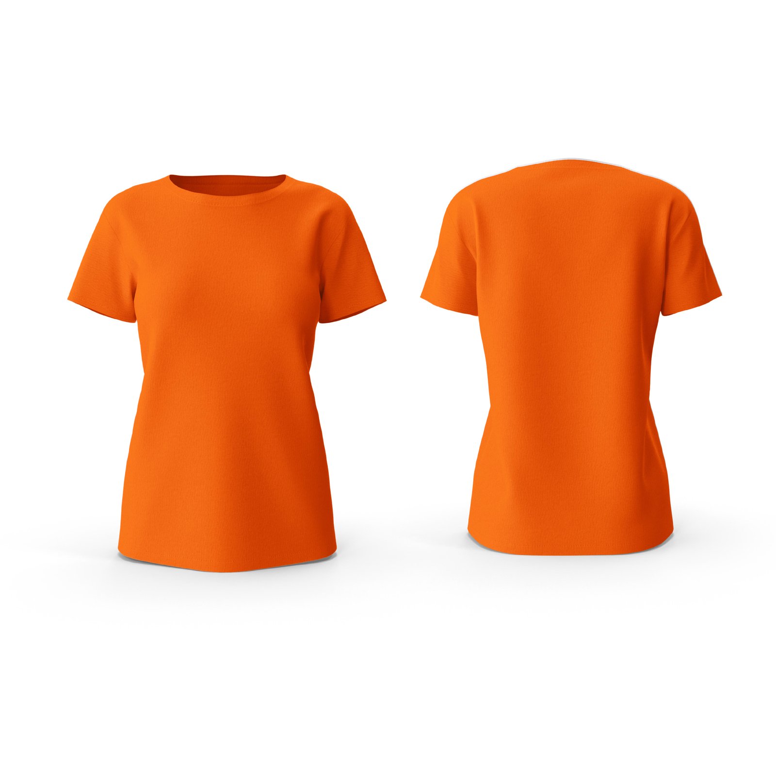 Women short sleeve and crew neck T-shirt 